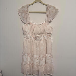 Altard State Mini Ruffle Dress NWT